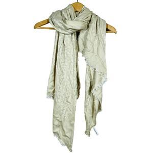 Calvin Klein CK Print Scarf Wrap Casual Knit